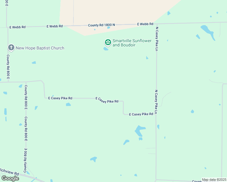 map of restaurants, bars, coffee shops, grocery stores, and more near 8736 East Casey Pike Road in Mount Vernon