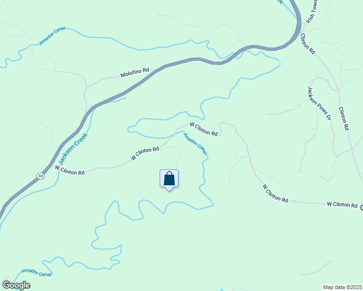 map of restaurants, bars, coffee shops, grocery stores, and more near 18224 West Clinton Road in Jackson