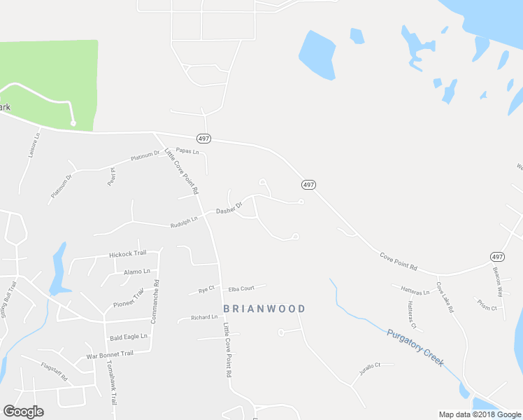 map of restaurants, bars, coffee shops, grocery stores, and more near 11208 Dancer Court in Lusby