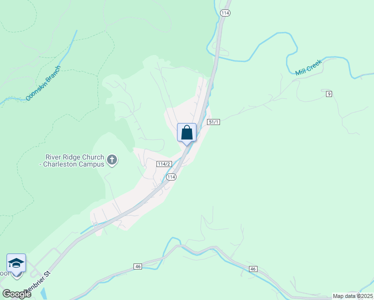 map of restaurants, bars, coffee shops, grocery stores, and more near 1481 Greenbrier Street in Charleston