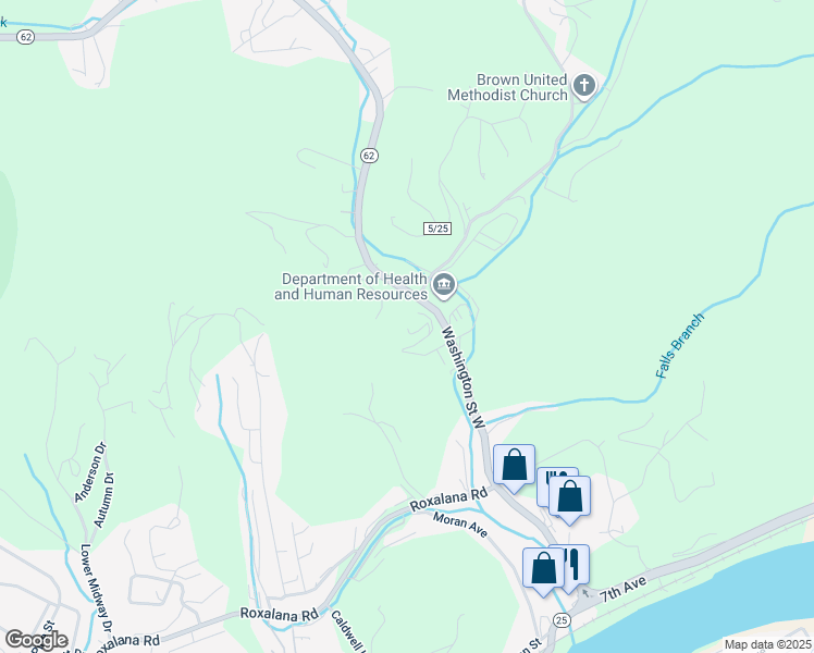 map of restaurants, bars, coffee shops, grocery stores, and more near 4147-4251 Bush Street in Charleston
