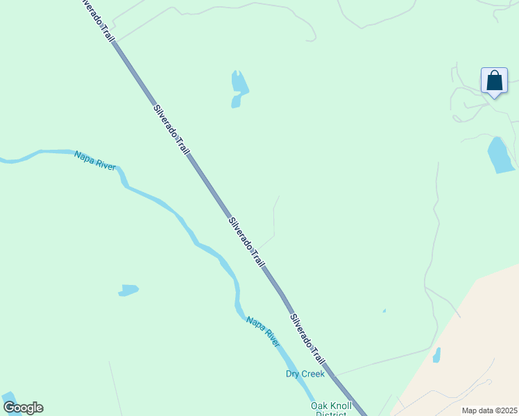 map of restaurants, bars, coffee shops, grocery stores, and more near 5260 Silverado Trail in Napa