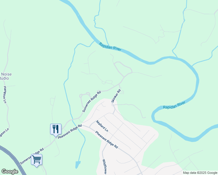 map of restaurants, bars, coffee shops, grocery stores, and more near 35399 Somerset Ridge Road in Locust Grove