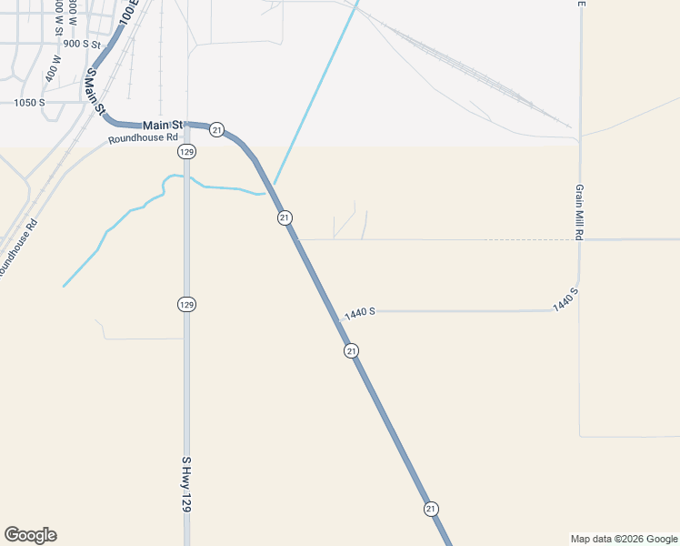 map of restaurants, bars, coffee shops, grocery stores, and more near 1500 Utah 21 in Milford