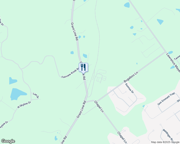 map of restaurants, bars, coffee shops, grocery stores, and more near 6122 Grant Line Road in Sellersburg