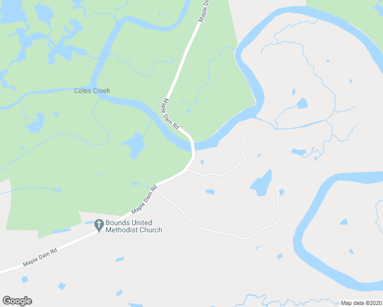 map of restaurants, bars, coffee shops, grocery stores, and more near Maple Dam Road in Crapo