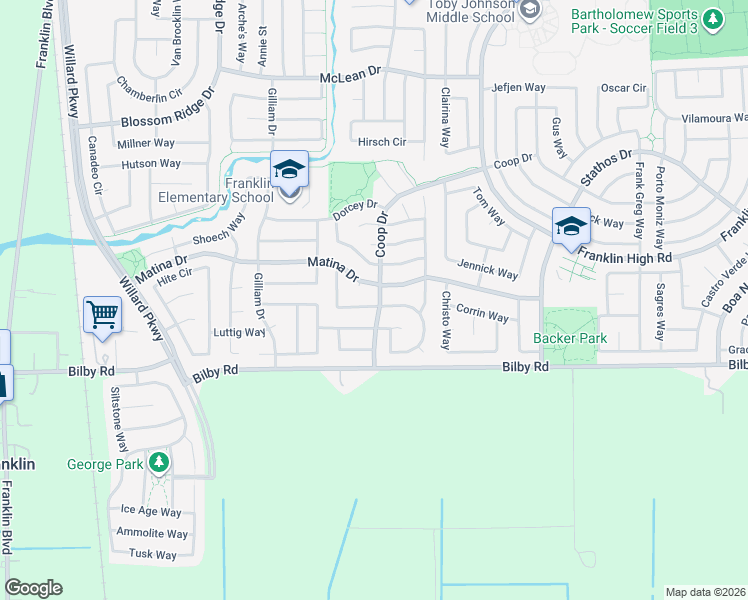 map of restaurants, bars, coffee shops, grocery stores, and more near 10373 Danichris Way in Elk Grove
