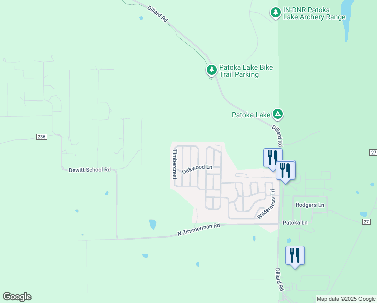 map of restaurants, bars, coffee shops, grocery stores, and more near 652 Cobblestone Drive in Birdseye