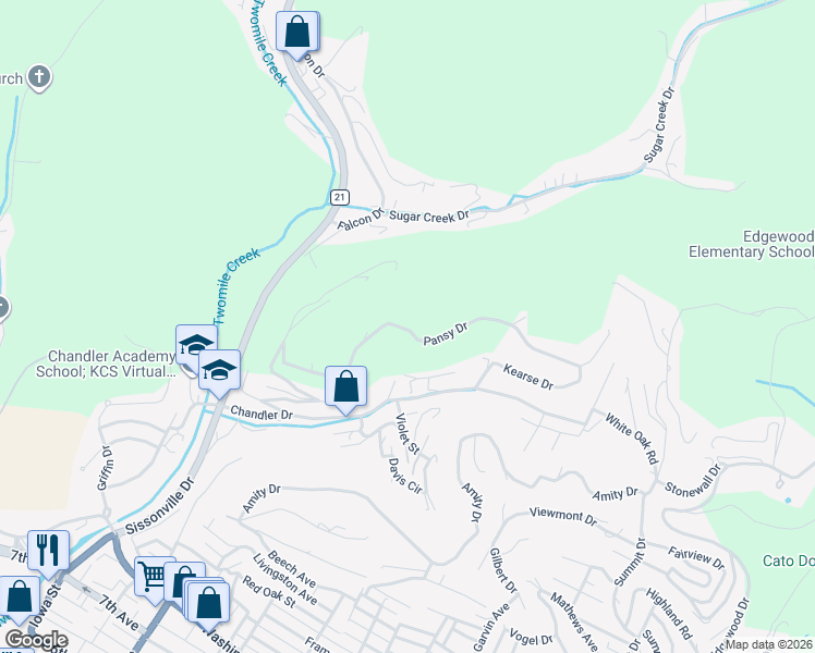 map of restaurants, bars, coffee shops, grocery stores, and more near 1716 Cosmos Drive in Charleston