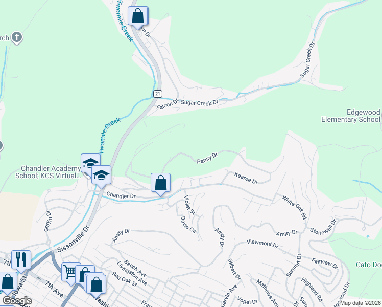 map of restaurants, bars, coffee shops, grocery stores, and more near 1716 Cosmos Drive in Charleston