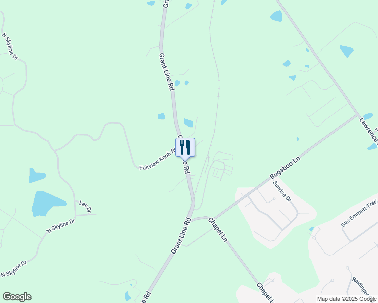 map of restaurants, bars, coffee shops, grocery stores, and more near 6122 Grant Line Road in Sellersburg