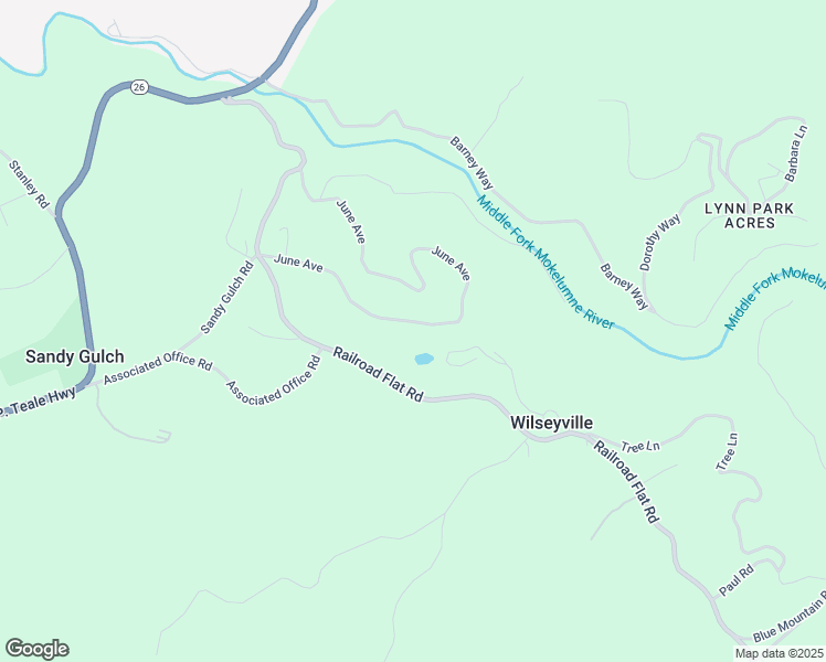 map of restaurants, bars, coffee shops, grocery stores, and more near 4918 June Avenue in Wilseyville