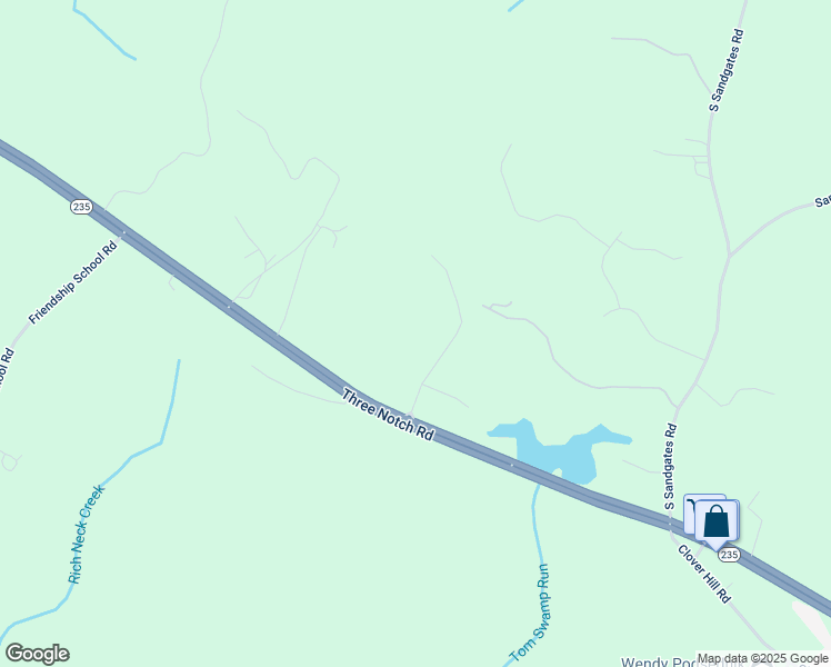 map of restaurants, bars, coffee shops, grocery stores, and more near 25947 Chaffee Court in Mechanicsville