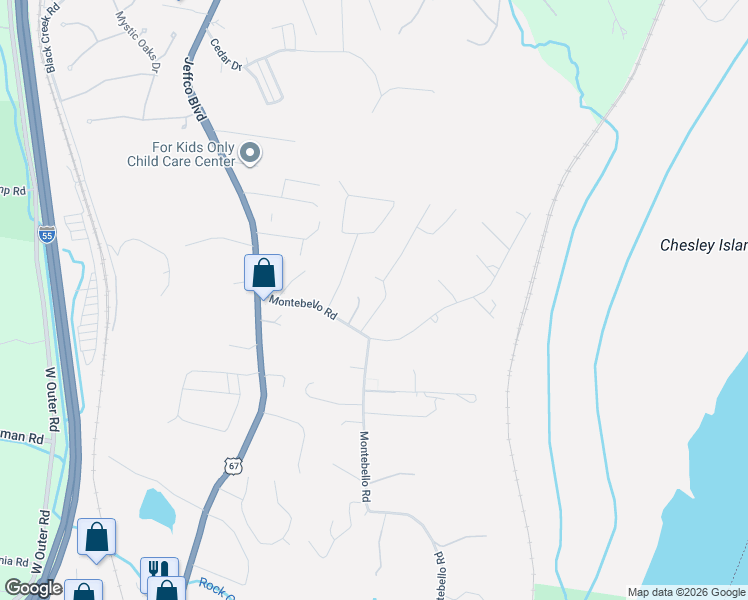 map of restaurants, bars, coffee shops, grocery stores, and more near 5577 Pierce View in Imperial