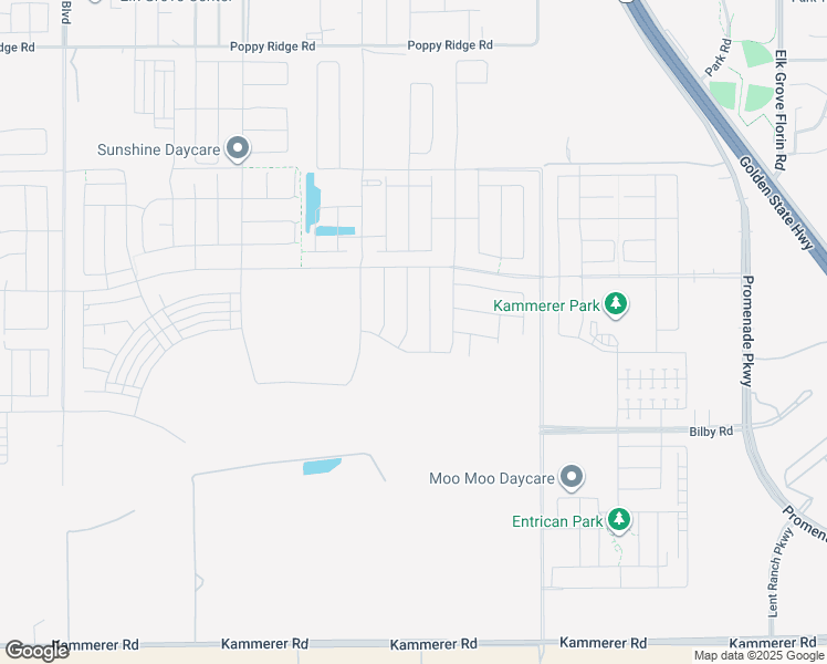 map of restaurants, bars, coffee shops, grocery stores, and more near 10220 West Stockton Boulevard in Elk Grove