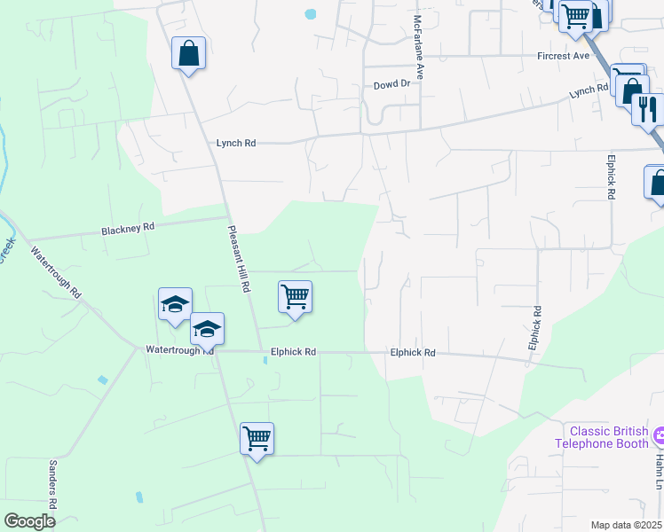 map of restaurants, bars, coffee shops, grocery stores, and more near 1429 Pleasant Hill Road in Sebastopol