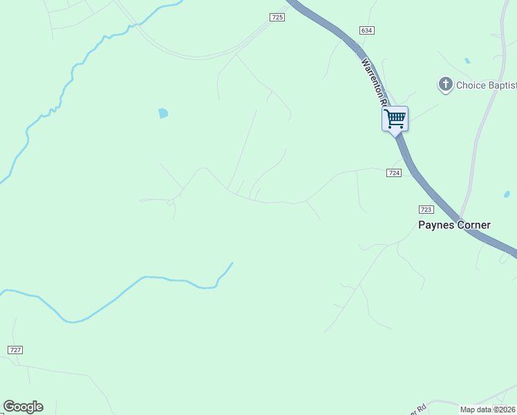 map of restaurants, bars, coffee shops, grocery stores, and more near 125 Clark Patton Road in Fredericksburg