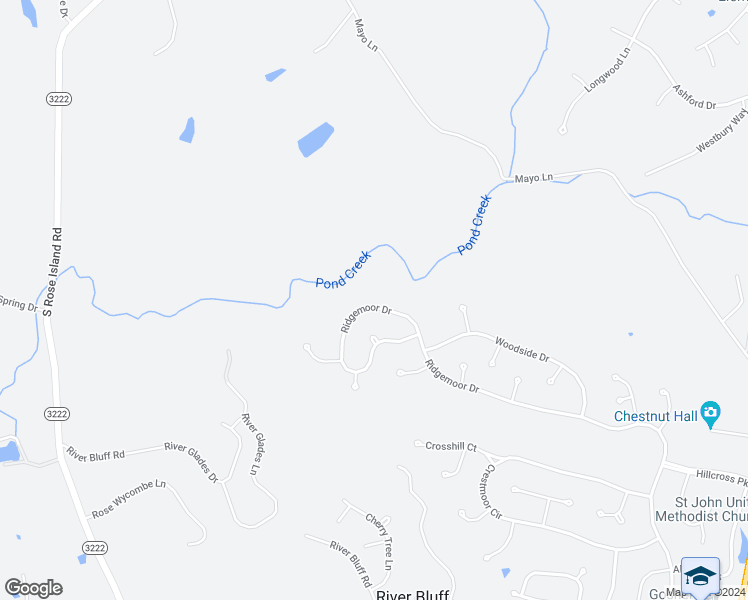 map of restaurants, bars, coffee shops, grocery stores, and more near 13313 Ridgemoor Drive in Prospect