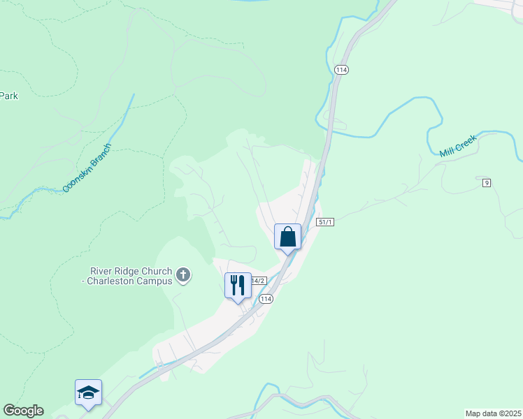 map of restaurants, bars, coffee shops, grocery stores, and more near 32 Meadowbrook Drive in Charleston