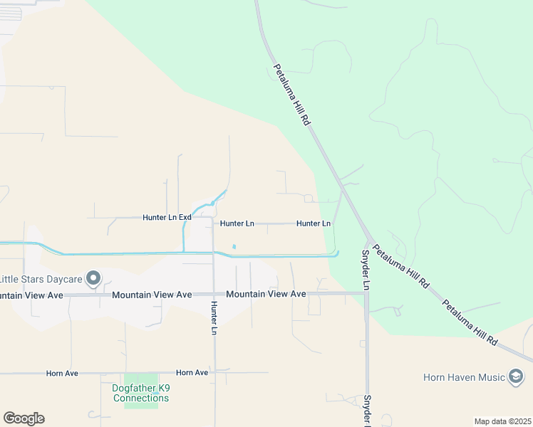 map of restaurants, bars, coffee shops, grocery stores, and more near 605 Hunter Lane in Santa Rosa