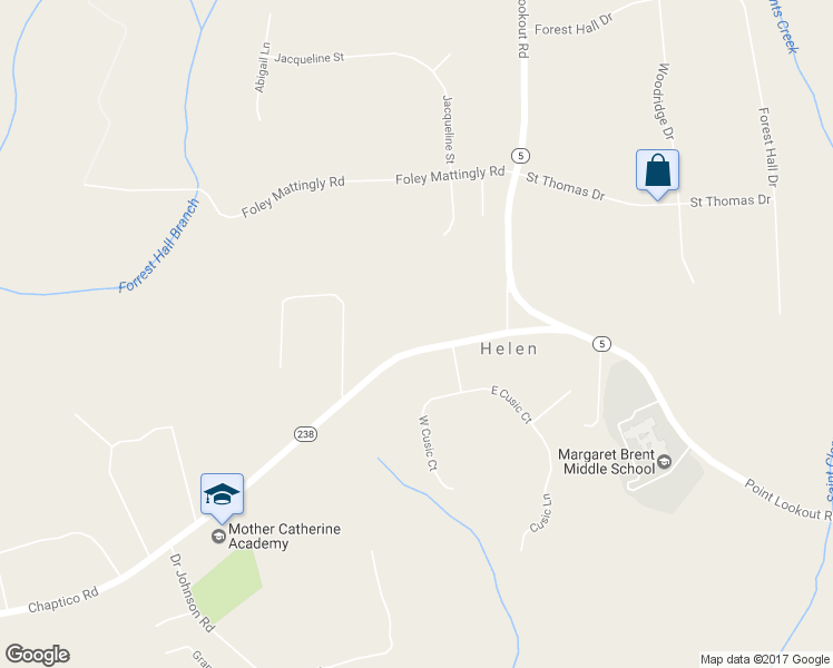 map of restaurants, bars, coffee shops, grocery stores, and more near 39070 Chaptico Road in Mechanicsville