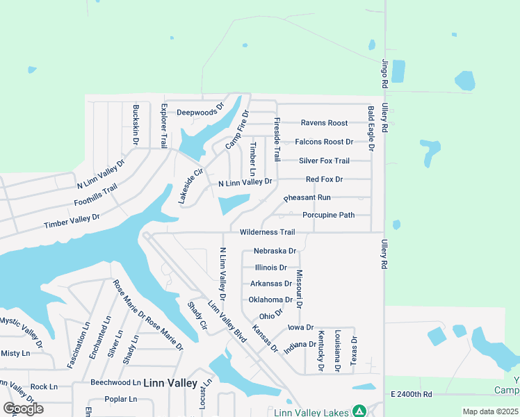 map of restaurants, bars, coffee shops, grocery stores, and more near 173 North Linn Valley Drive in Linn Valley