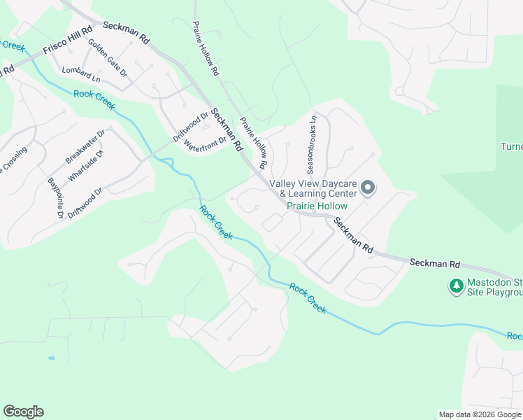 map of restaurants, bars, coffee shops, grocery stores, and more near 5369 Burgundy Drive in Imperial