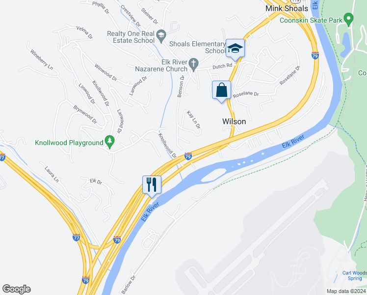 map of restaurants, bars, coffee shops, grocery stores, and more near 2673-2699 Benson Dr in Charleston