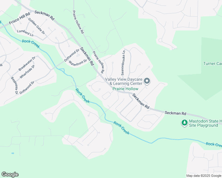 map of restaurants, bars, coffee shops, grocery stores, and more near 2114 Seckman Road in Imperial