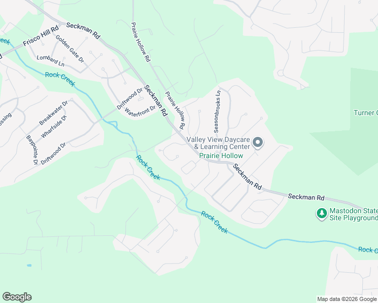map of restaurants, bars, coffee shops, grocery stores, and more near 5369 Burgundy Drive in Imperial