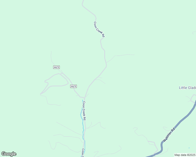 map of restaurants, bars, coffee shops, grocery stores, and more near 660 Coon Creek Road in Camden-on-Gauley