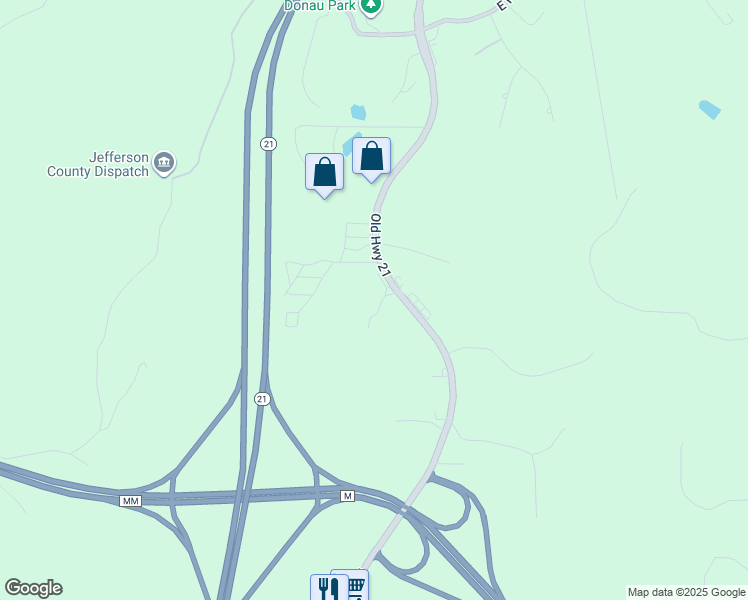 map of restaurants, bars, coffee shops, grocery stores, and more near 4751 Edgewood Acres Drive in House Springs