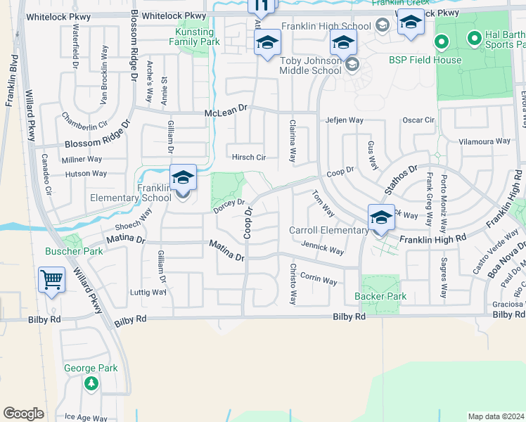 map of restaurants, bars, coffee shops, grocery stores, and more near 5627 Loyalty Way in Elk Grove