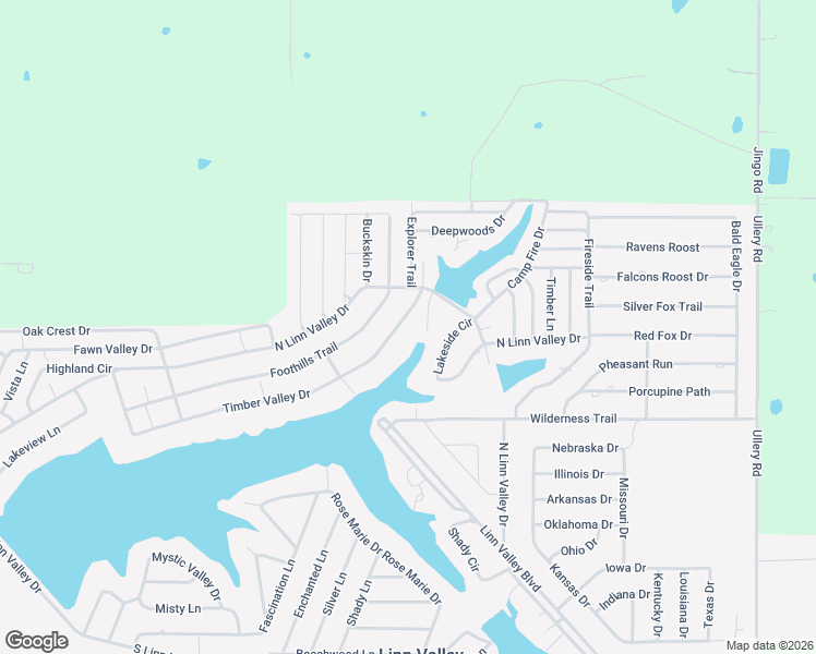 map of restaurants, bars, coffee shops, grocery stores, and more near 1898 Timber Valley Drive in Linn Valley