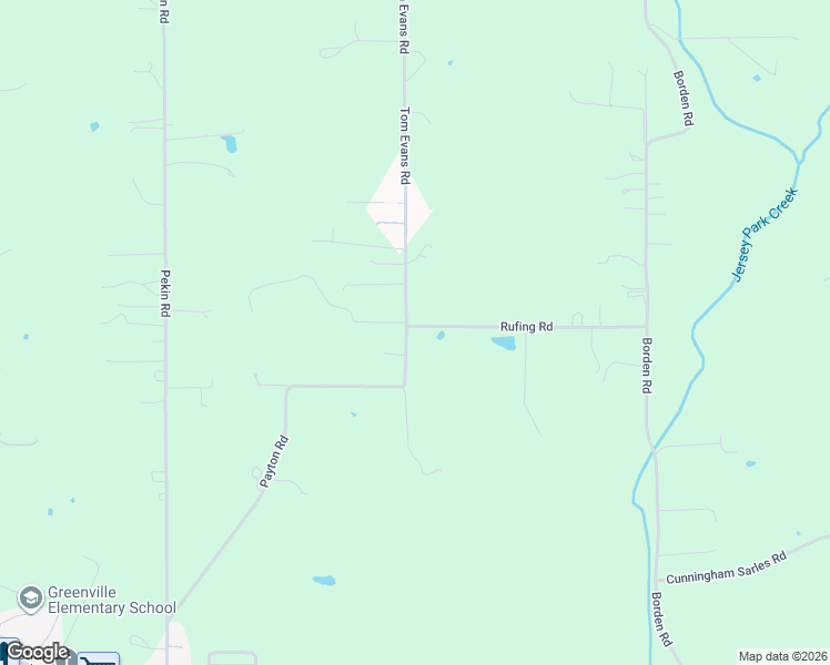 map of restaurants, bars, coffee shops, grocery stores, and more near 7670 Tom Evans Road in Greenville