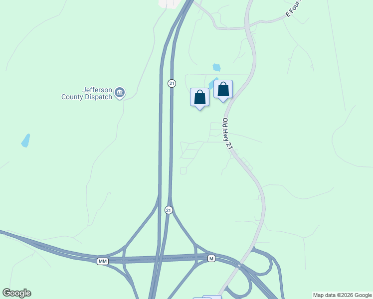 map of restaurants, bars, coffee shops, grocery stores, and more near 201 Golden Crest Drive in House Springs