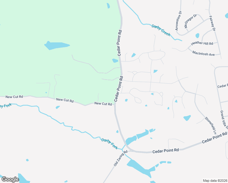 map of restaurants, bars, coffee shops, grocery stores, and more near 2628 Cedar Point Road in La Grange