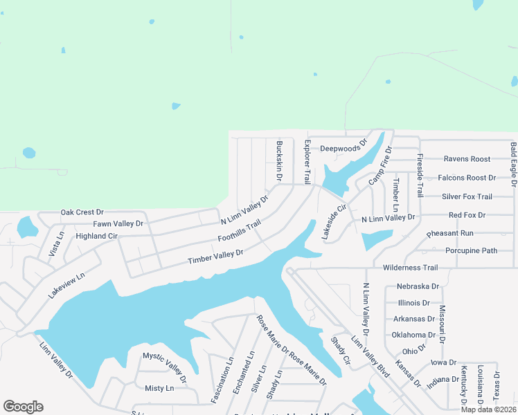map of restaurants, bars, coffee shops, grocery stores, and more near 374 North Linn Valley Drive in Linn Valley