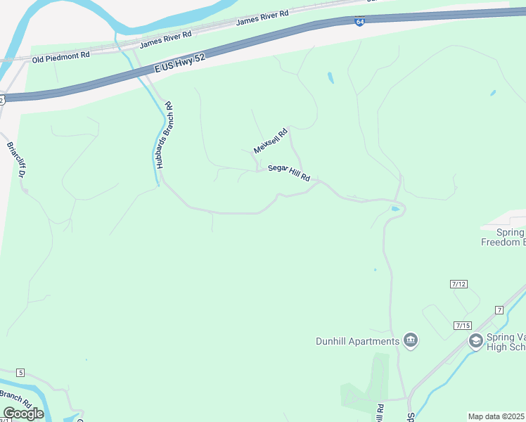 map of restaurants, bars, coffee shops, grocery stores, and more near Hubbards Branch Road in Wayne County