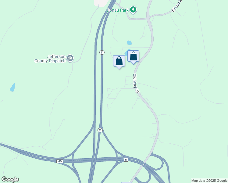 map of restaurants, bars, coffee shops, grocery stores, and more near 262 Golden Crest Drive in House Springs