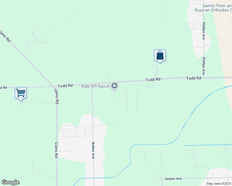 map of restaurants, bars, coffee shops, grocery stores, and more near 1348 Todd Road in Santa Rosa