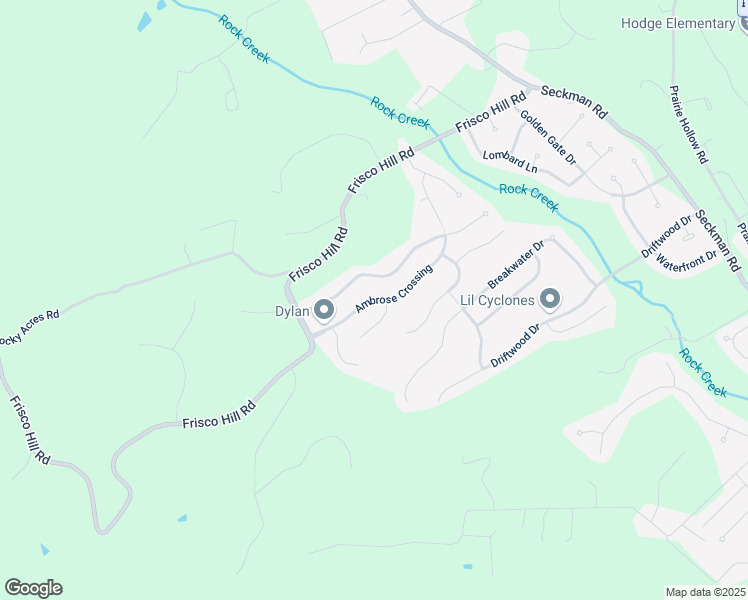 map of restaurants, bars, coffee shops, grocery stores, and more near 5461 Ambrose Crossing in Imperial