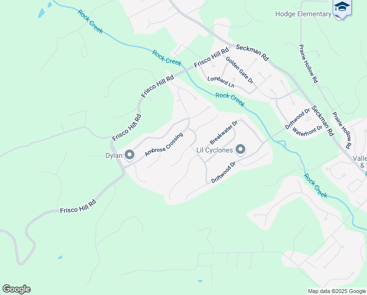 map of restaurants, bars, coffee shops, grocery stores, and more near 2737 Whitecreek Lane in Imperial