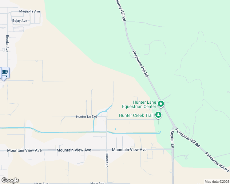 map of restaurants, bars, coffee shops, grocery stores, and more near 585 Hunter Lane in Santa Rosa