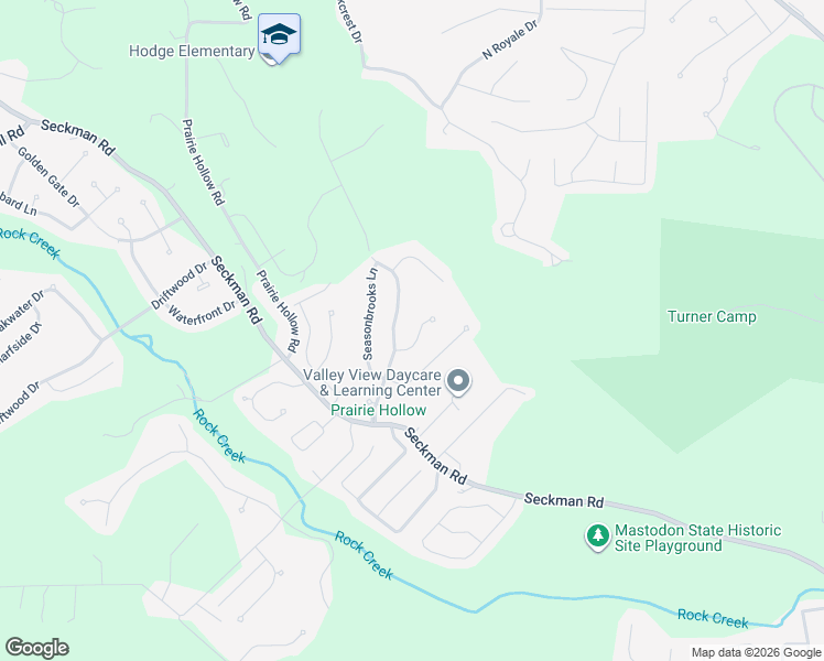 map of restaurants, bars, coffee shops, grocery stores, and more near 5156 Saddlebrook Parkway in Imperial