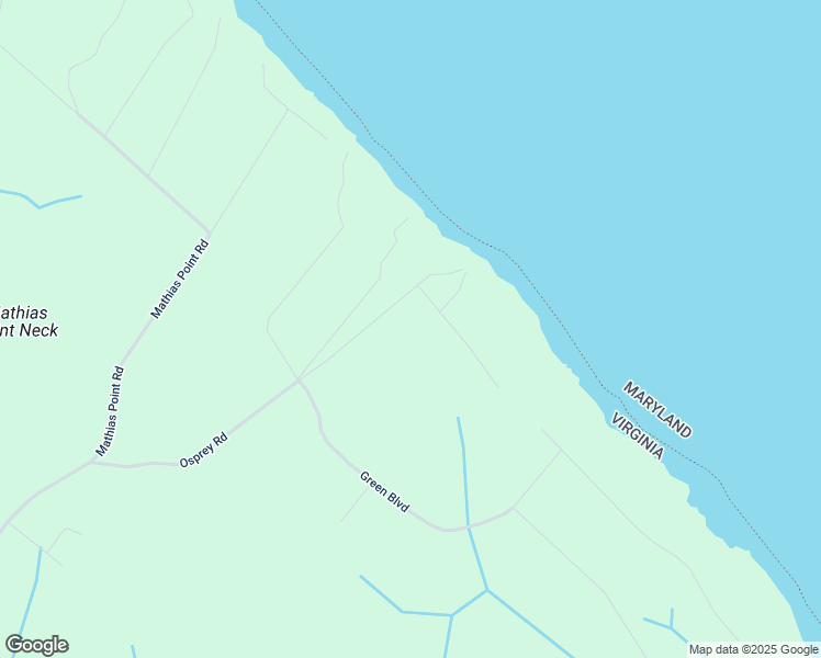 map of restaurants, bars, coffee shops, grocery stores, and more near 18094 Osprey Road in King George