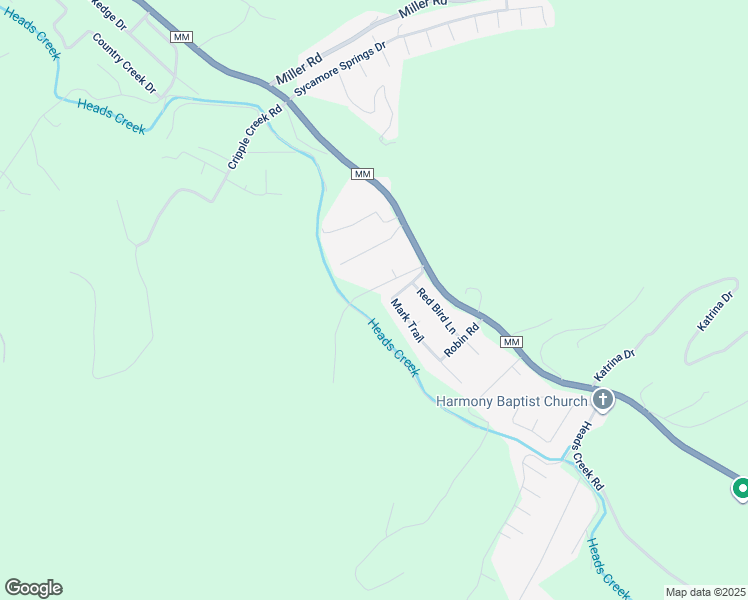 map of restaurants, bars, coffee shops, grocery stores, and more near 5648 Mark Trail in House Springs