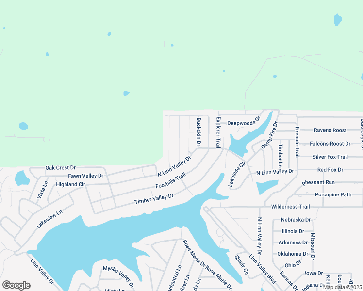 map of restaurants, bars, coffee shops, grocery stores, and more near 675 Doepath Lane in Linn Valley