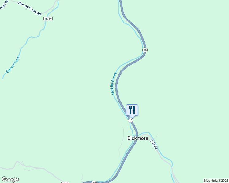 map of restaurants, bars, coffee shops, grocery stores, and more near 7114 Clay Highway in Bickmore