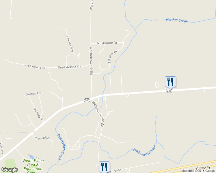 map of restaurants, bars, coffee shops, grocery stores, and more near 32016 Old Ocean City Road in Parsonsburg